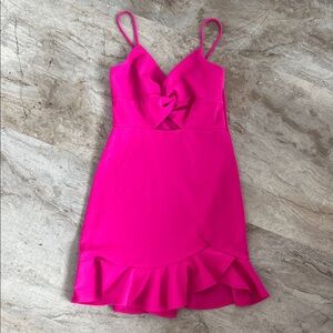 Fashion Nova Hot Pink Mini Dress